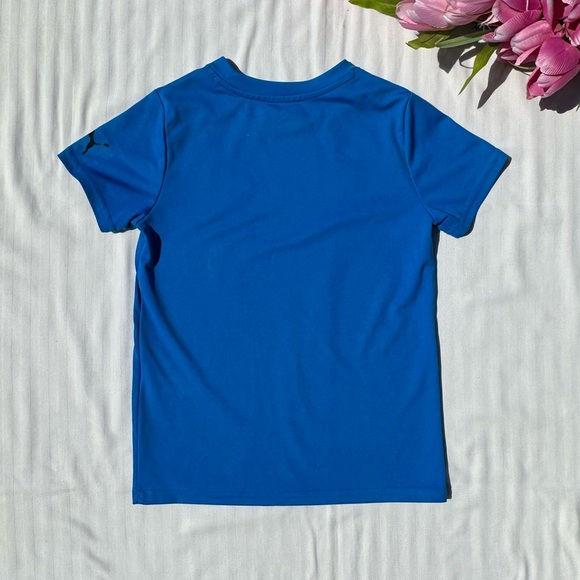 Puma 2 Piece Short Set Size 6 Blue - Picture 3 of 7